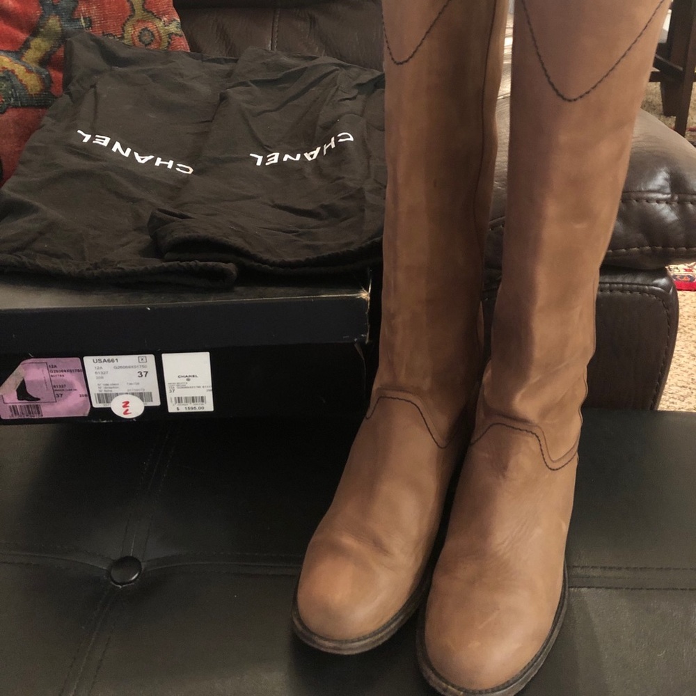 Chanel Tall Boots